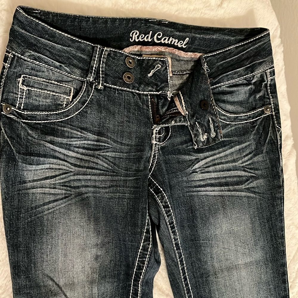 Red Camel boot cut low rise jeans